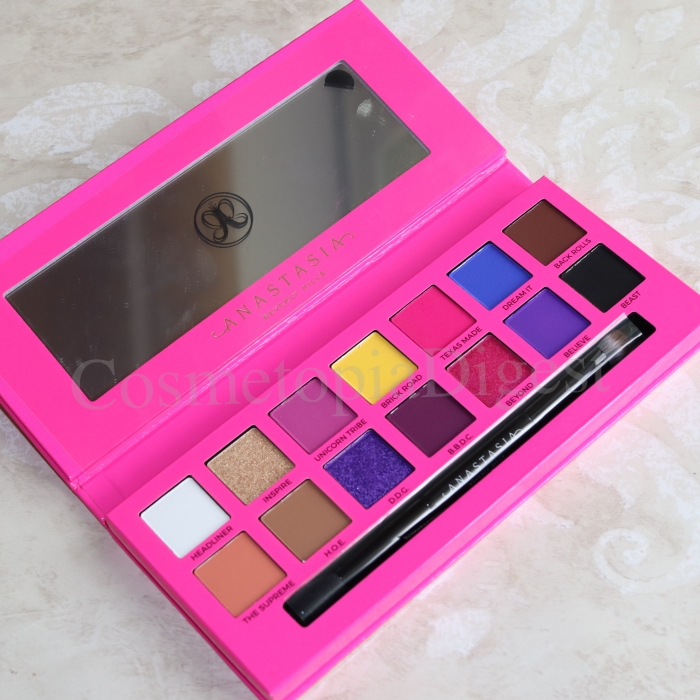 Review, swatches, and demo of the Anastasia Beverly Hills x Alyssa Edwards eyeshadow palette, and multiple looks on deep-set eyes.