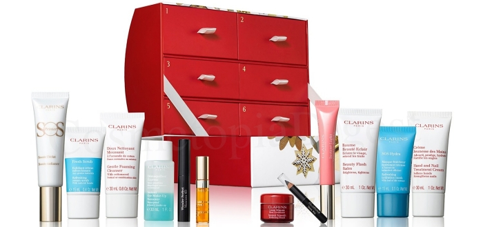 Clarins Beauty Advent Calendar 2019 spoilers and contents