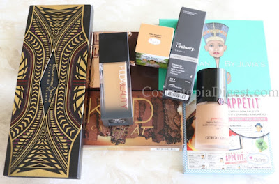Here are my favourite makeup products of 2017 - foundations and eyeshadows.