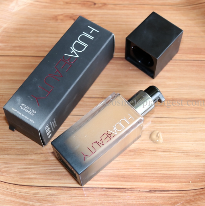 Choosing Huda Beauty #FauxFilter Foundation Shade - swatches For Olive/Warm/Tan Indian, South Asian, Latino, Filipino, and Middle Eastern Skintones.