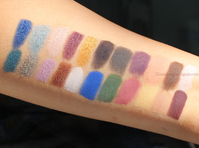 Kat von D Metal Matte Eyeshadow Palette Swatches