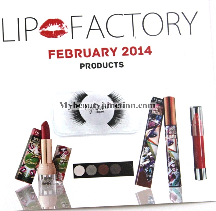 Lip Factory February 2014 unboxing, review, contents: International Beauty Box