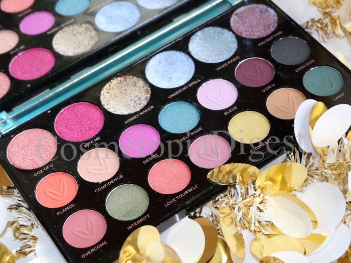 Revolution x Carmi Make Magic Palette Review, Swatches, Duochrome Makeup Tutorial